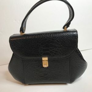 By Triangle New York Vintage Black Leather 👜Purse